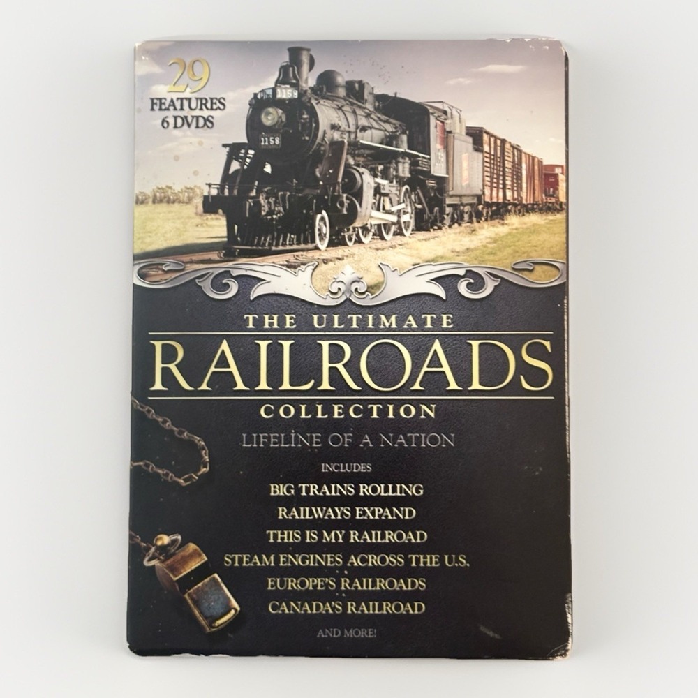 2007 The Ultimate Railroads Collection Lifeline of a Nation (DVD 6-Disc Set)‎